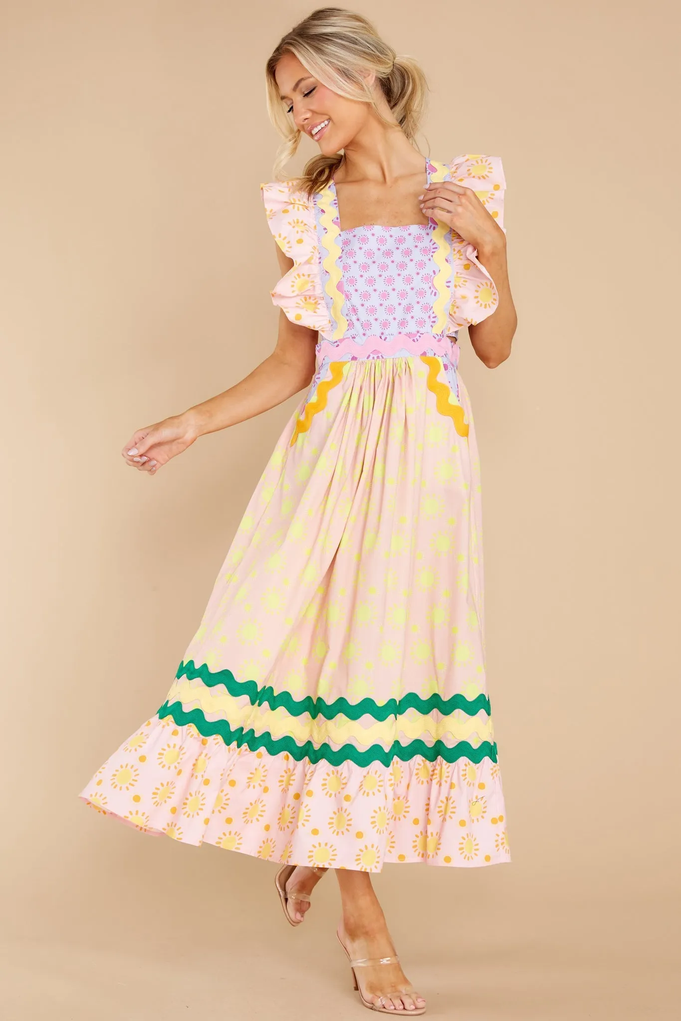 Eirene Light Pink Multi Dress