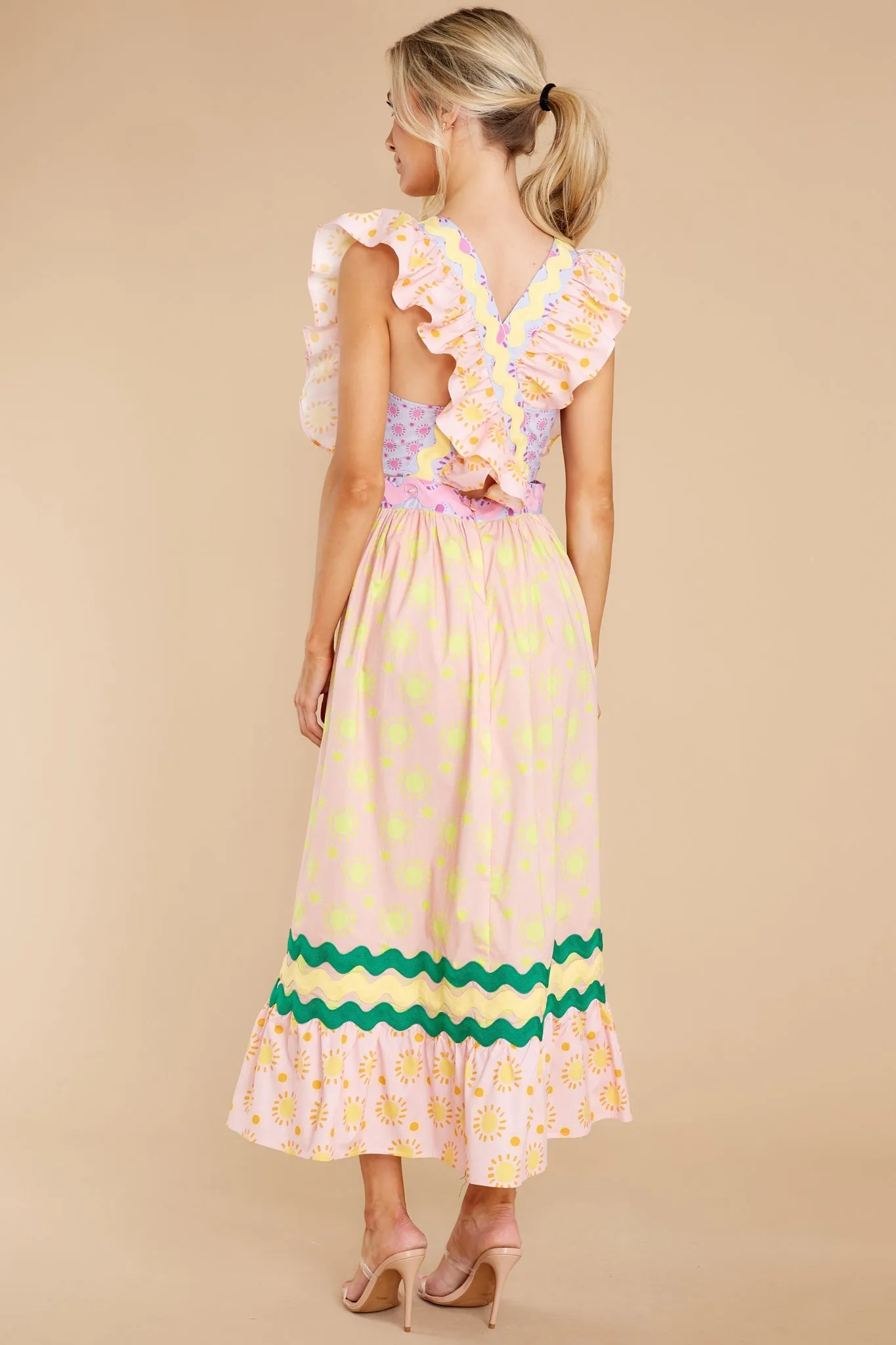 Eirene Light Pink Multi Dress