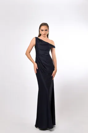 Eliya One Shoulder Drape Maxi