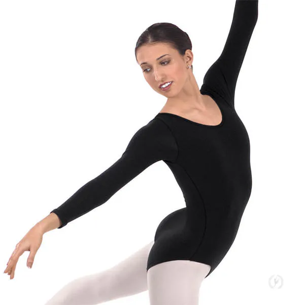 Eurotard 44265 Womens Microfiber Long Sleeve Leotard