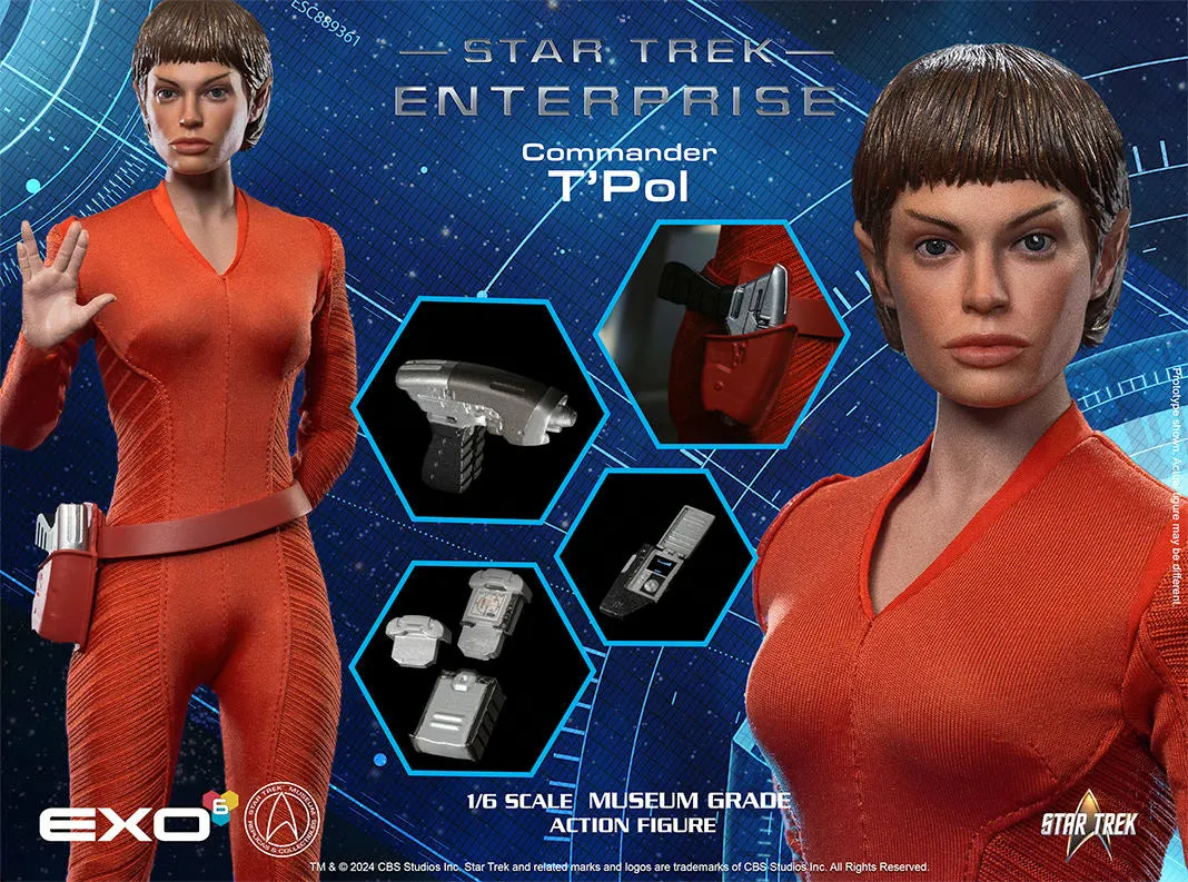 EXO-6 Star Trek: Enterprise Commander T’Pol 1/6 Scale 12" Collectible Figure