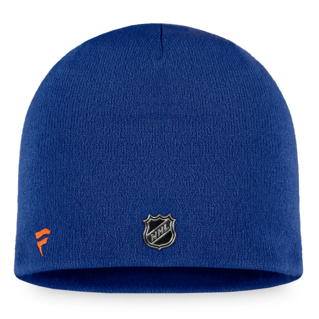 Fanatics Men's NHL Edmonton Oilers 2023 Training Beanie Knit