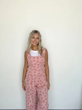 Floral Bell Bottom Jumpsuit