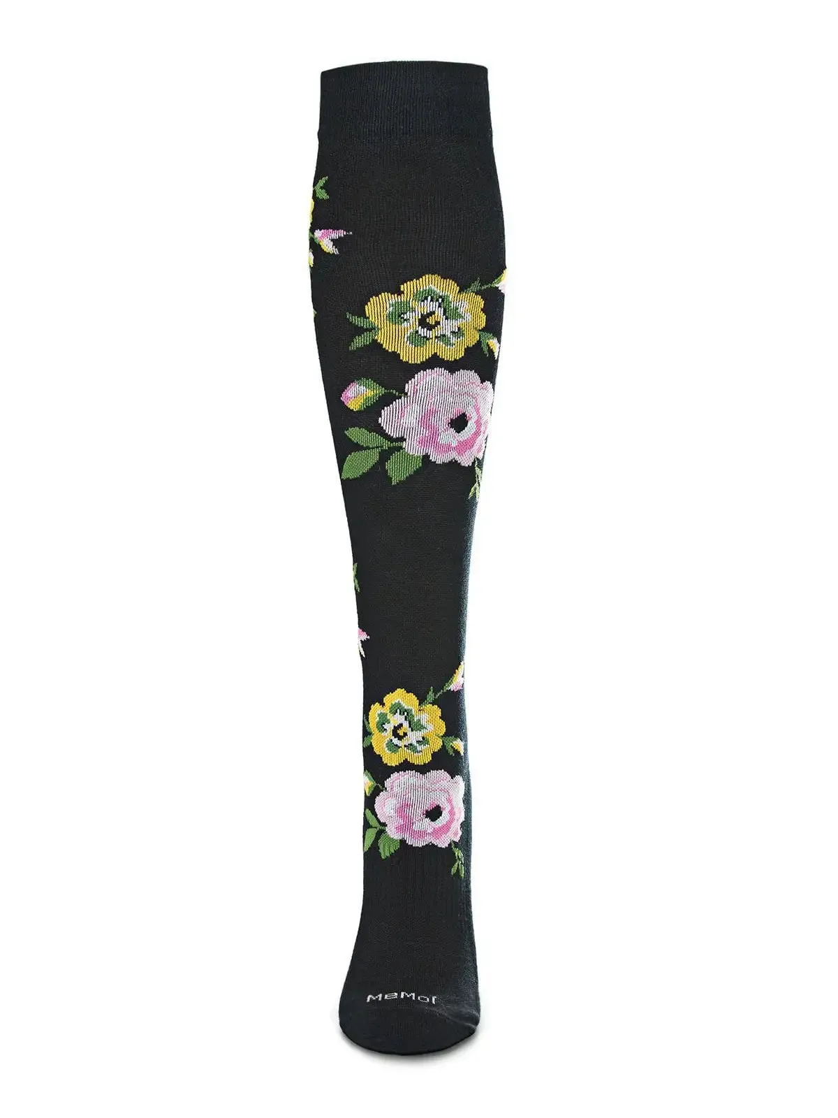 Floral Design Women's Bamboo Compression Socks