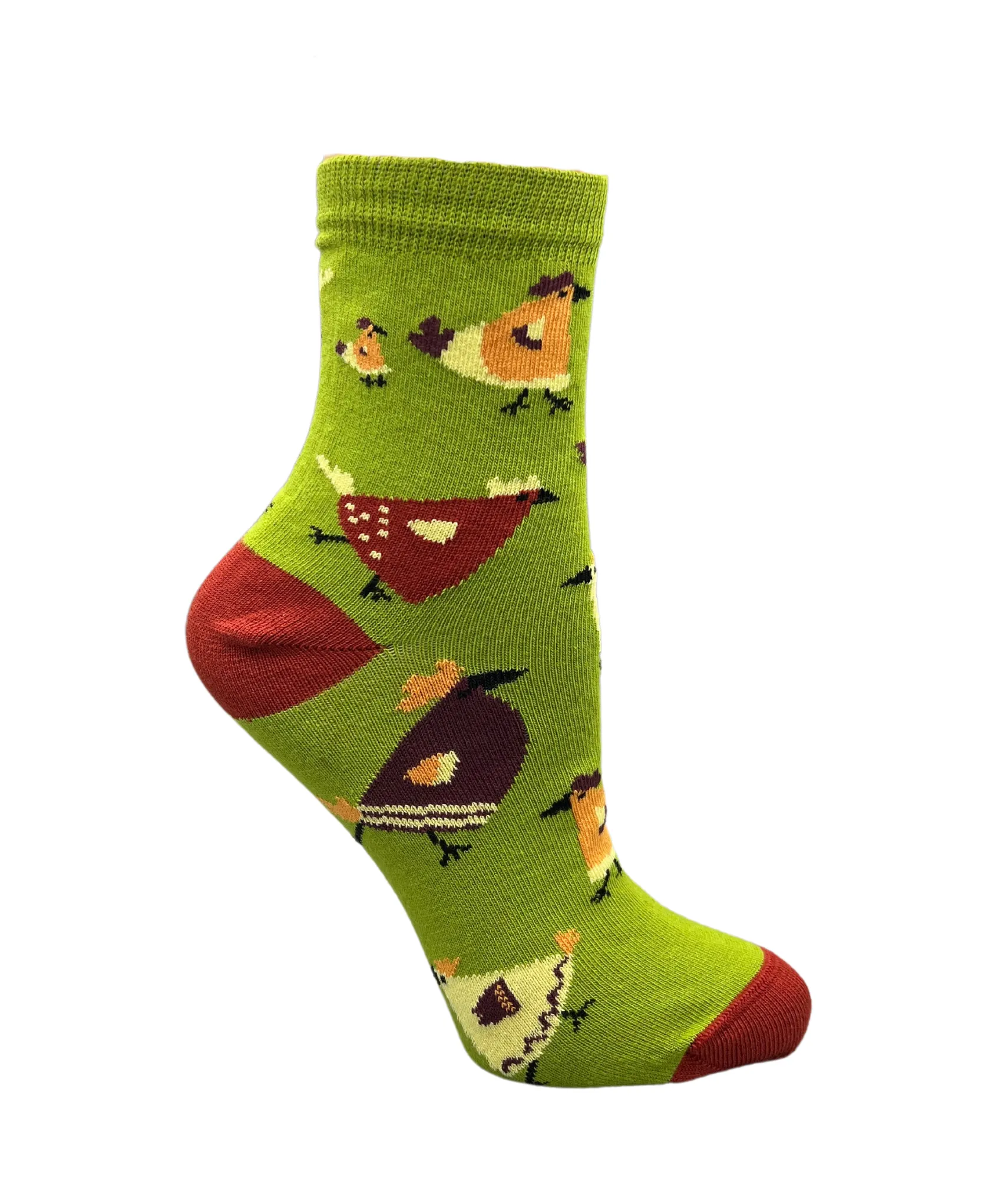 Funky Chickens Women's Crew Socks - Aussie Made