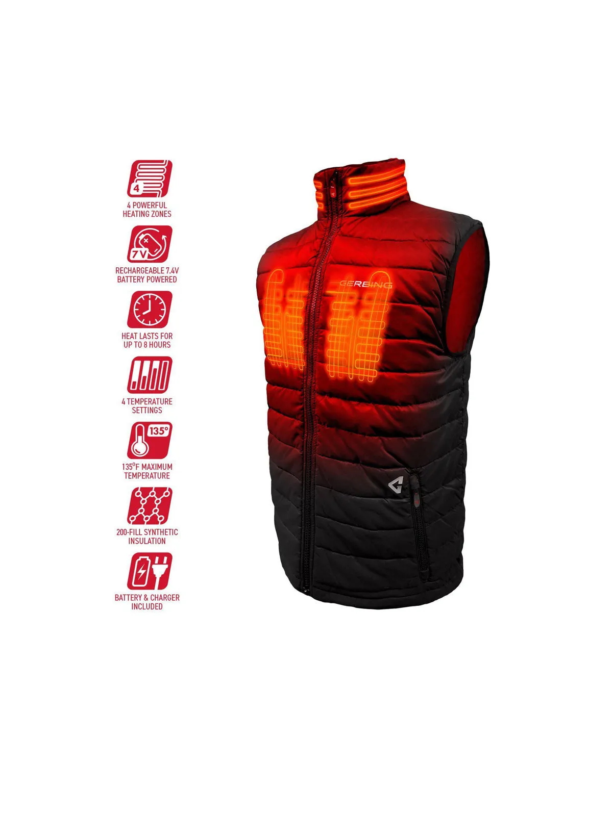 Gerbing 7-Volt Heated Puffer Vest