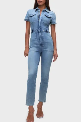 Good American Fit For Success Bootcut Jumpsuit