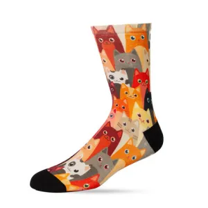 Herding Cats Bamboo Crew Socks