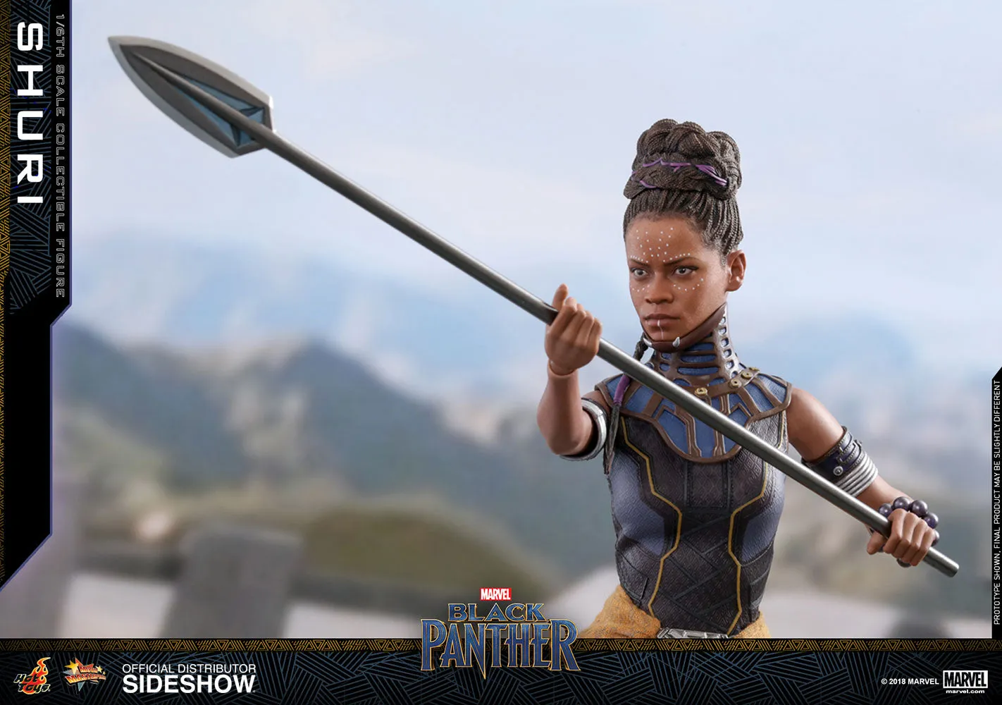 Hot Toys Shuri Black Panther Marvel Movie Masterpiece Series Sixth Scale Figure