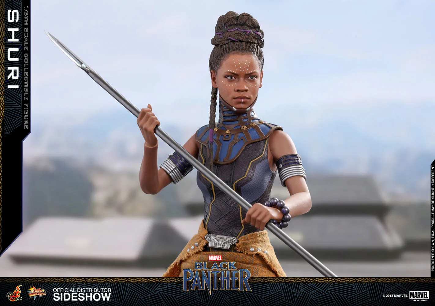 Hot Toys Shuri Black Panther Marvel Movie Masterpiece Series Sixth Scale Figure