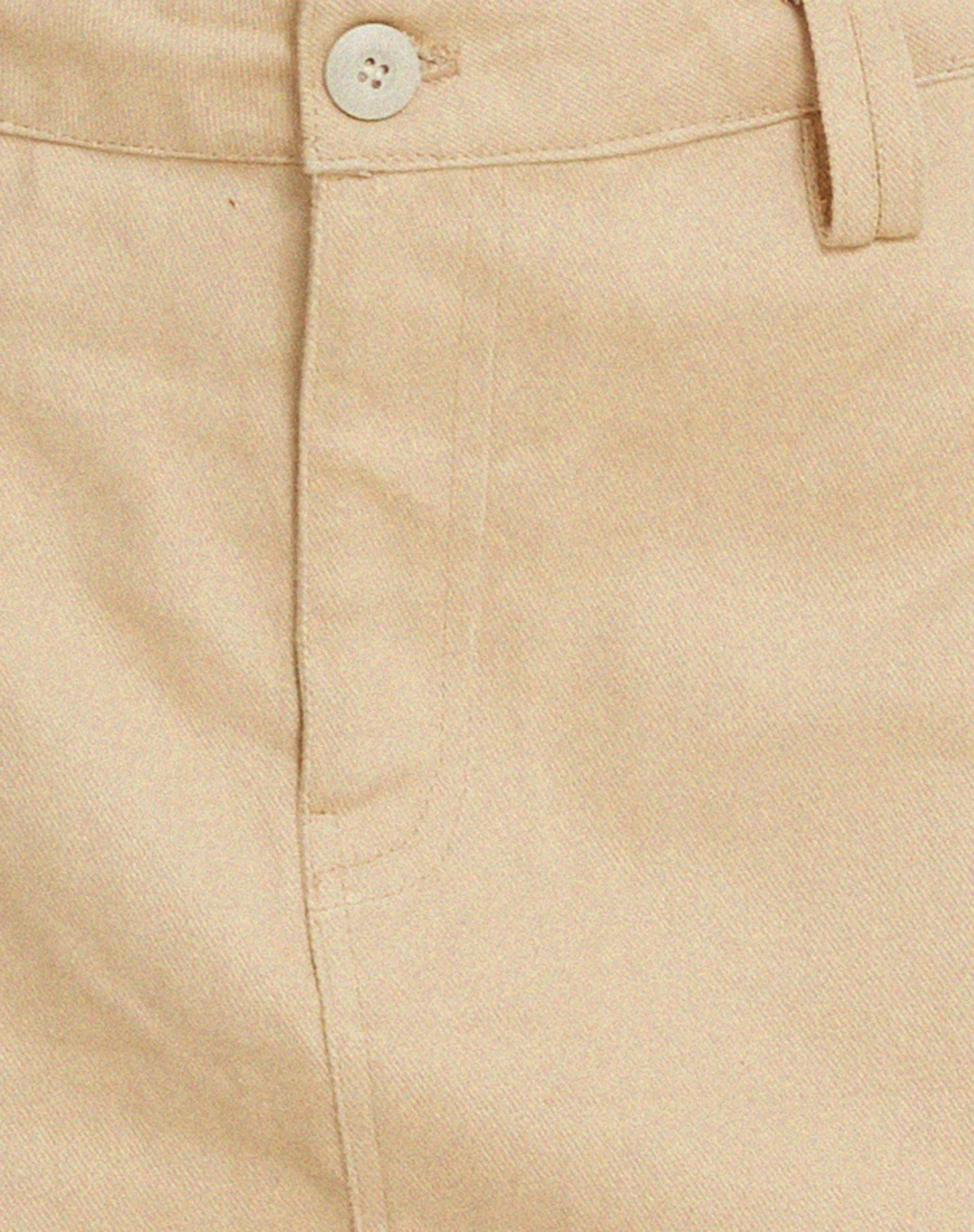 Jeng Mini Skirt in Twill Suede Tan