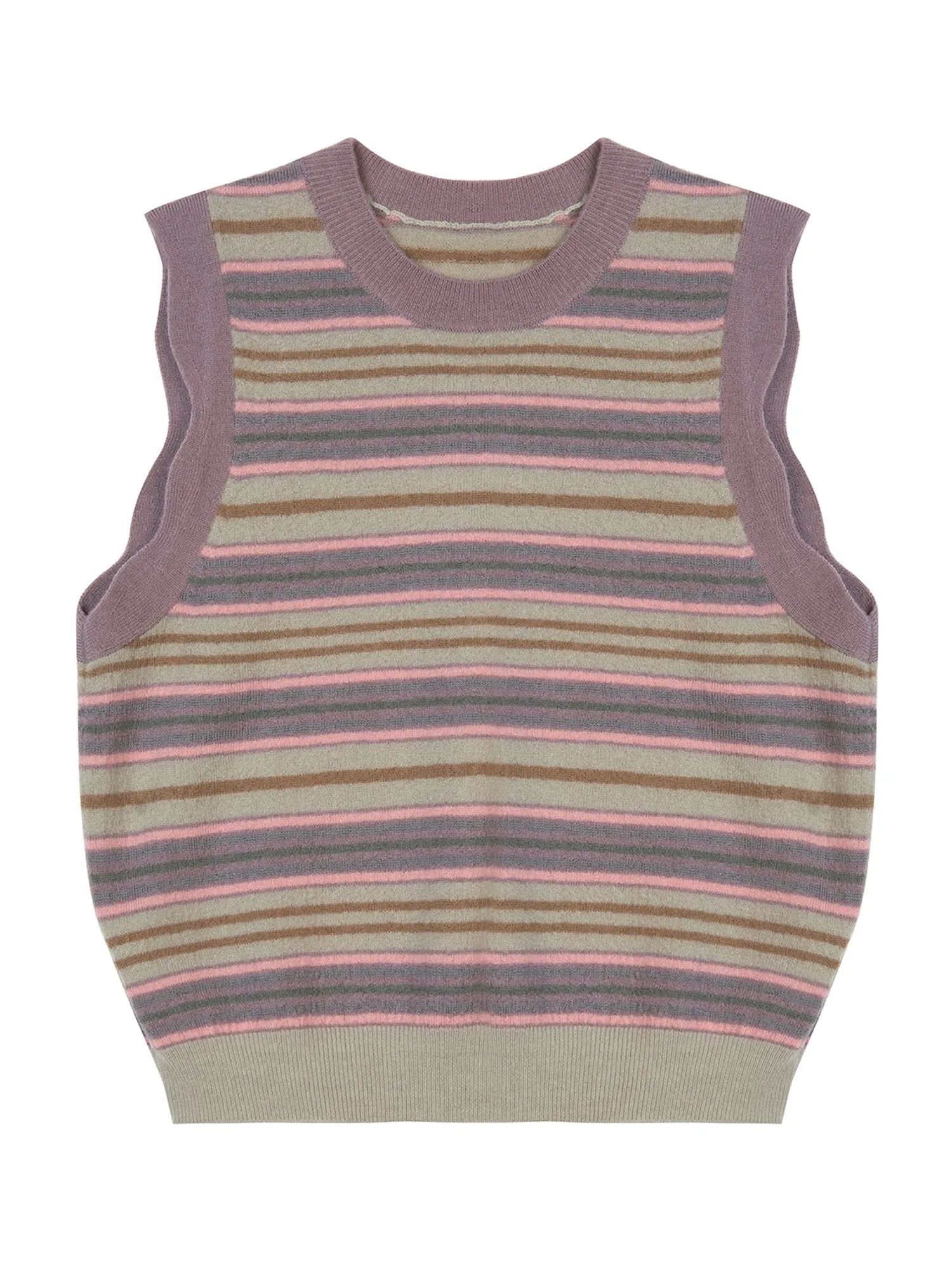 JNBY Striped Knitted Vest