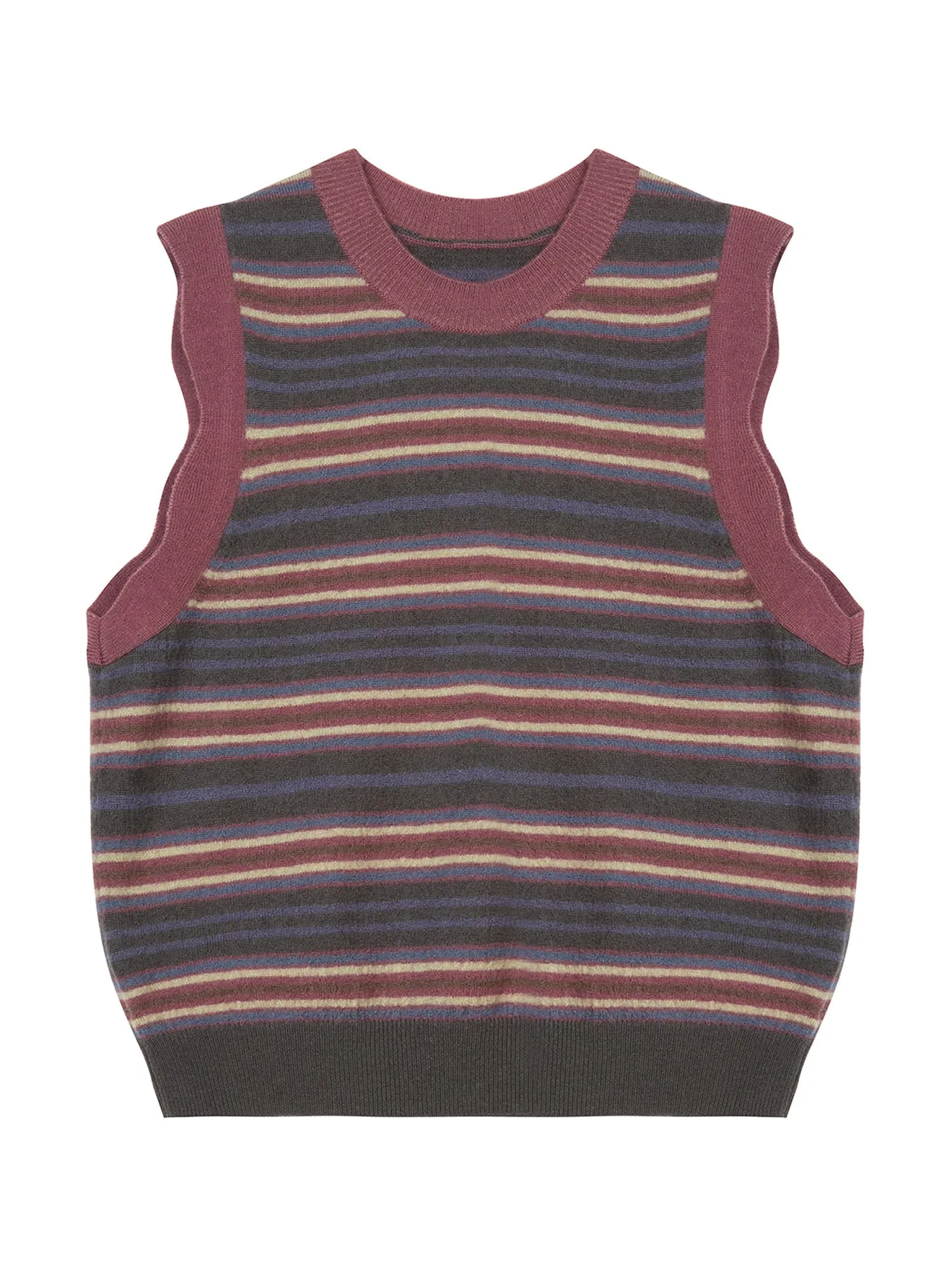 JNBY Striped Knitted Vest