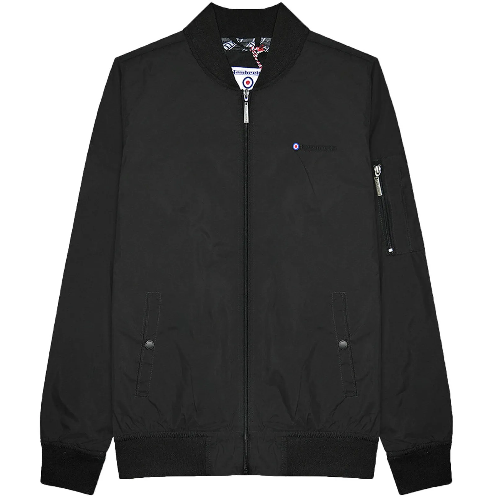 Lambretta MA1 Bomber Jacket - Black