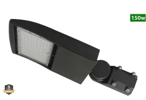 LED Street Light, 150W, Outdoor LED, Slip Fitter, 5000K, 21,000 Lumens, 277-480V