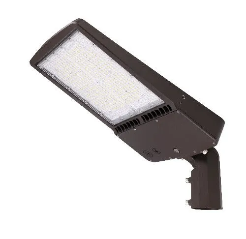 LED Street Light, 300W Outdoor LED, Dark Bronze, 5000K, Slip Fitter Mount