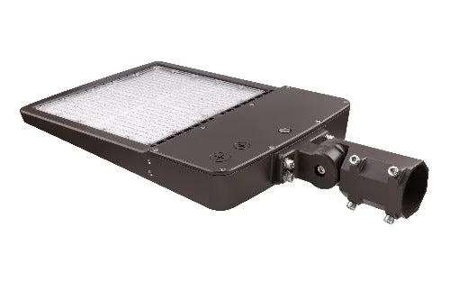 LED Street Light, 300W Outdoor LED, Dark Bronze, 5000K, Slip Fitter Mount