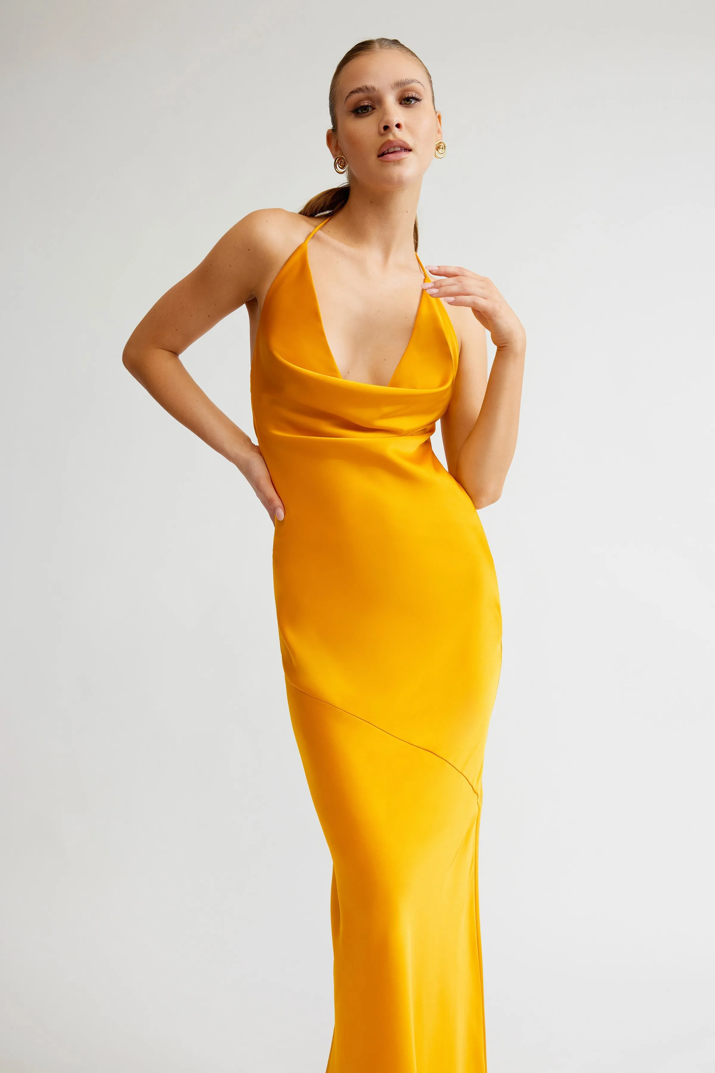 Lexi Freya Dress - Saffron