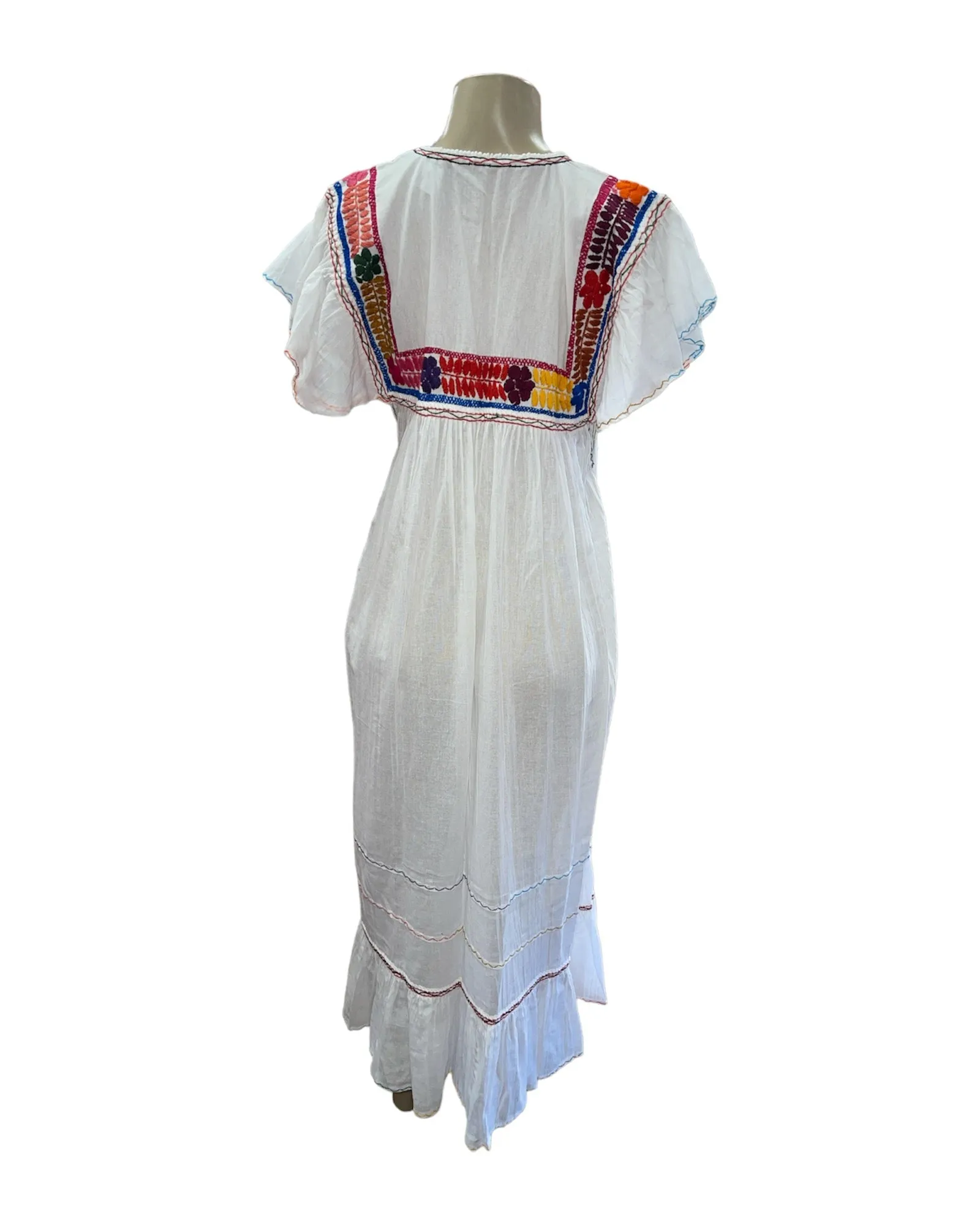 Lina Maxi Embroidered Dress