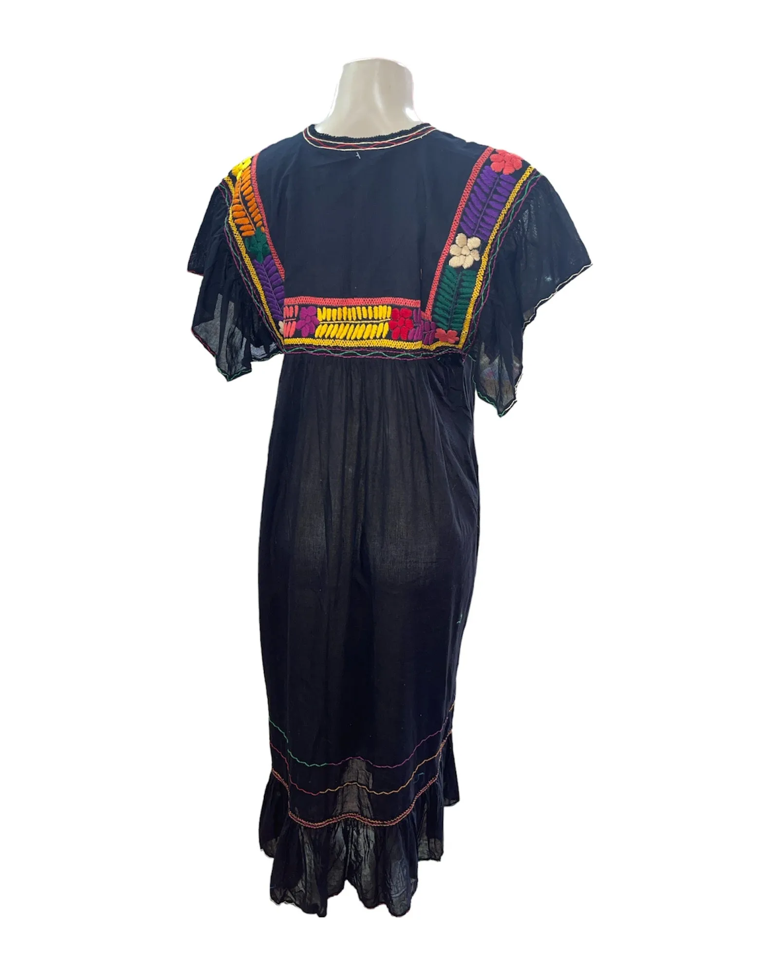 Lina Maxi Embroidered Dress