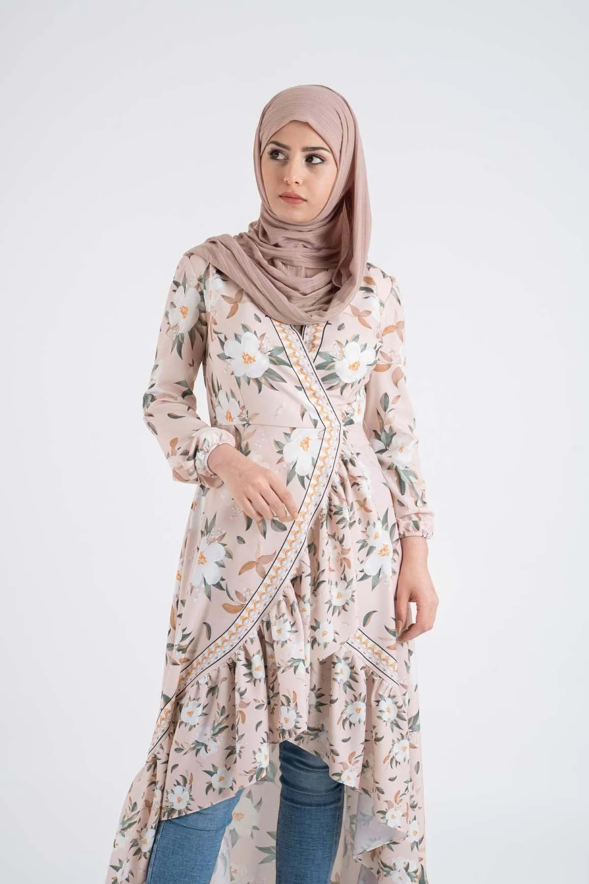 LOTUS FLOWER TUNIC-Islamic Fashion