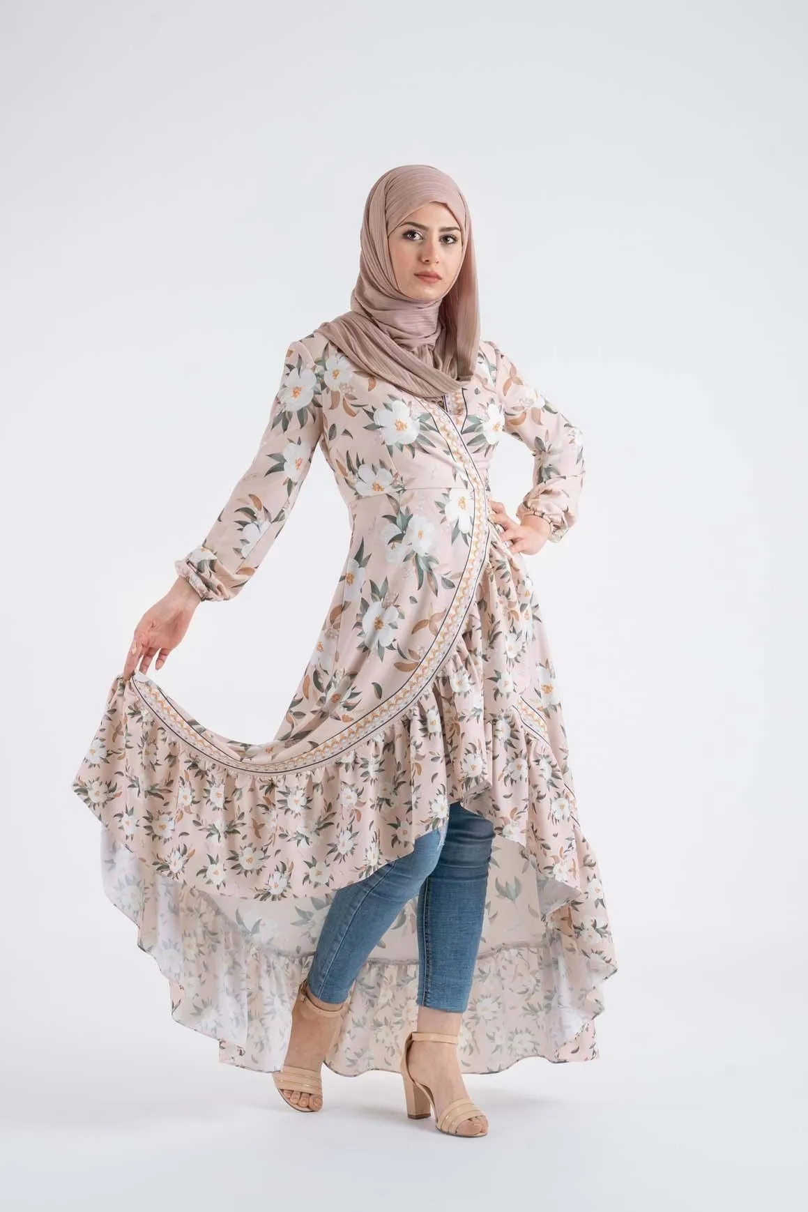 LOTUS FLOWER TUNIC-Islamic Fashion