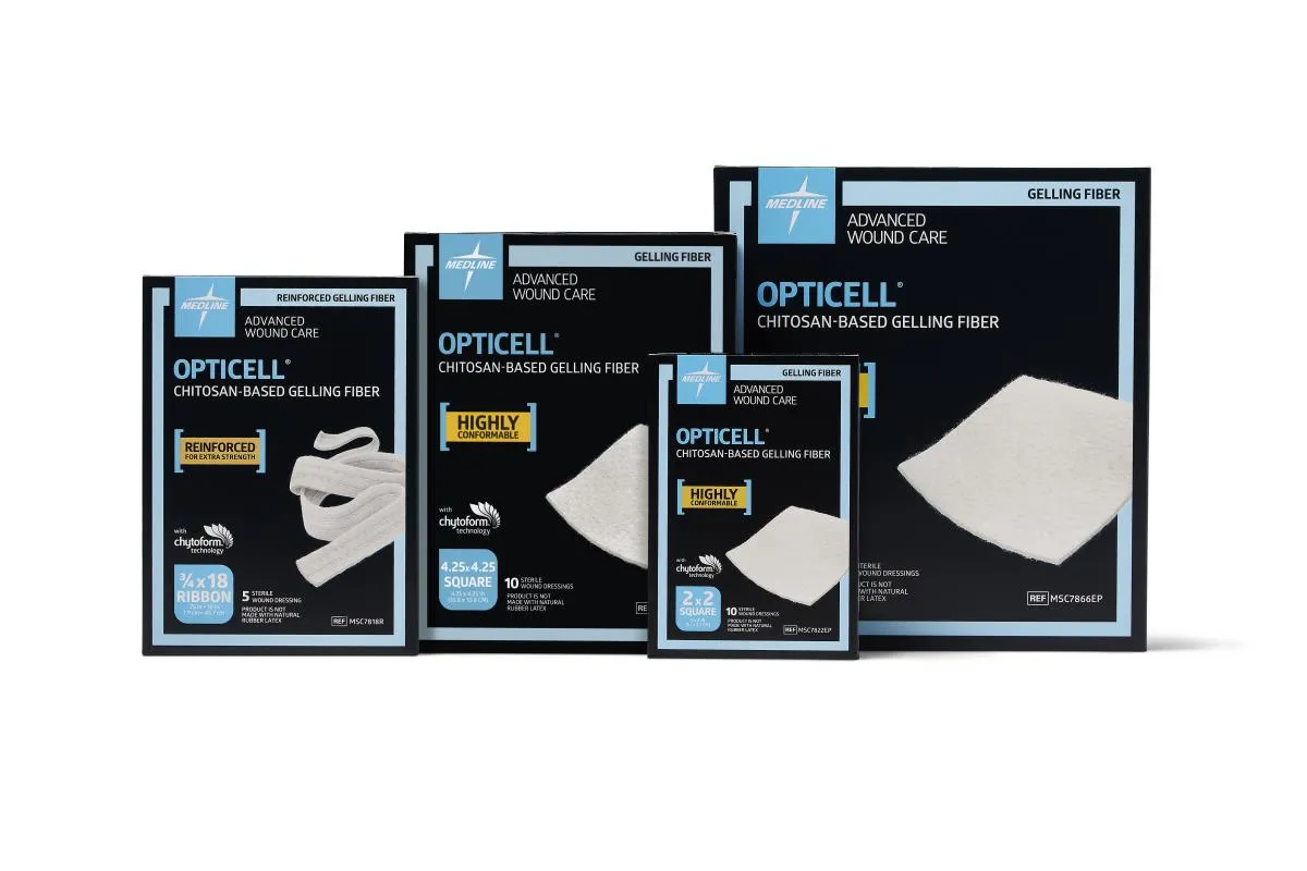 Medline Opticell Gelling Fiber Wound Dressings