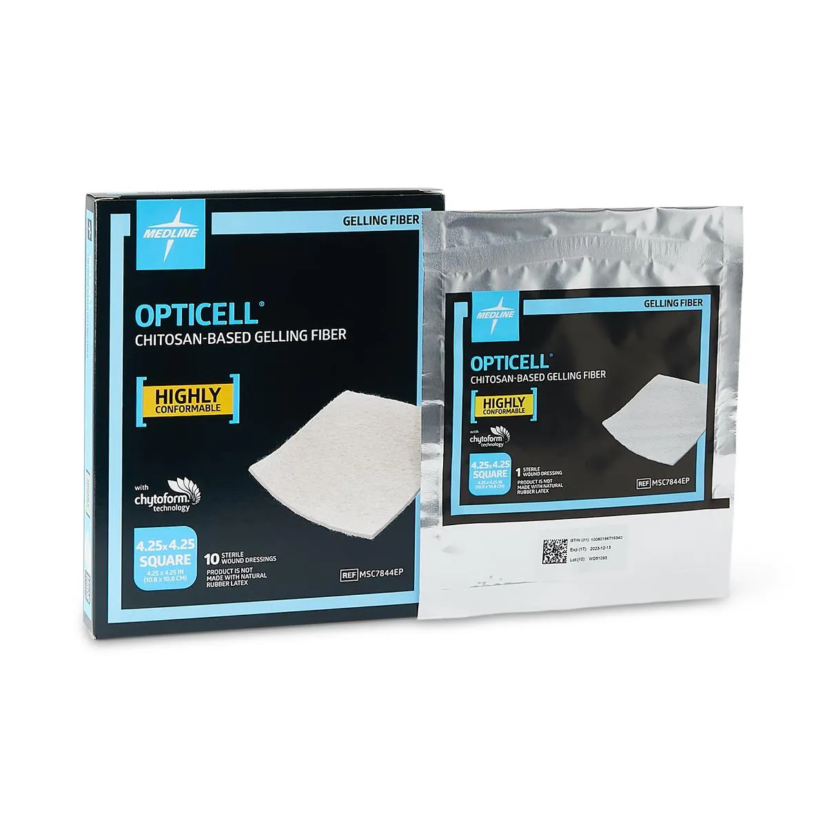 Medline Opticell Gelling Fiber Wound Dressings