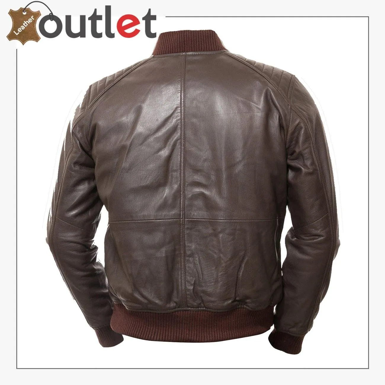 Men Black Bomber Jacket