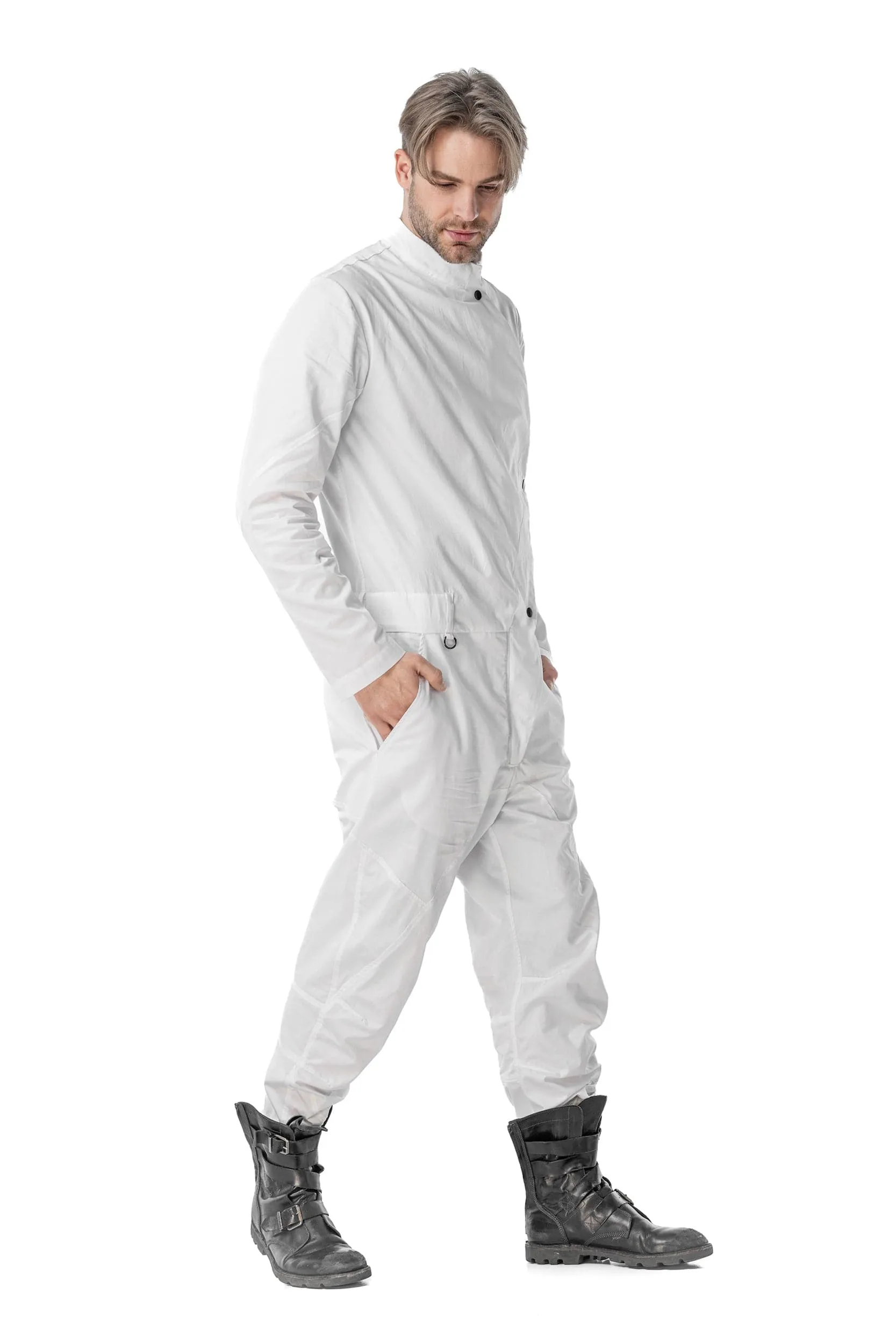 Men jumpsuit Zehat White