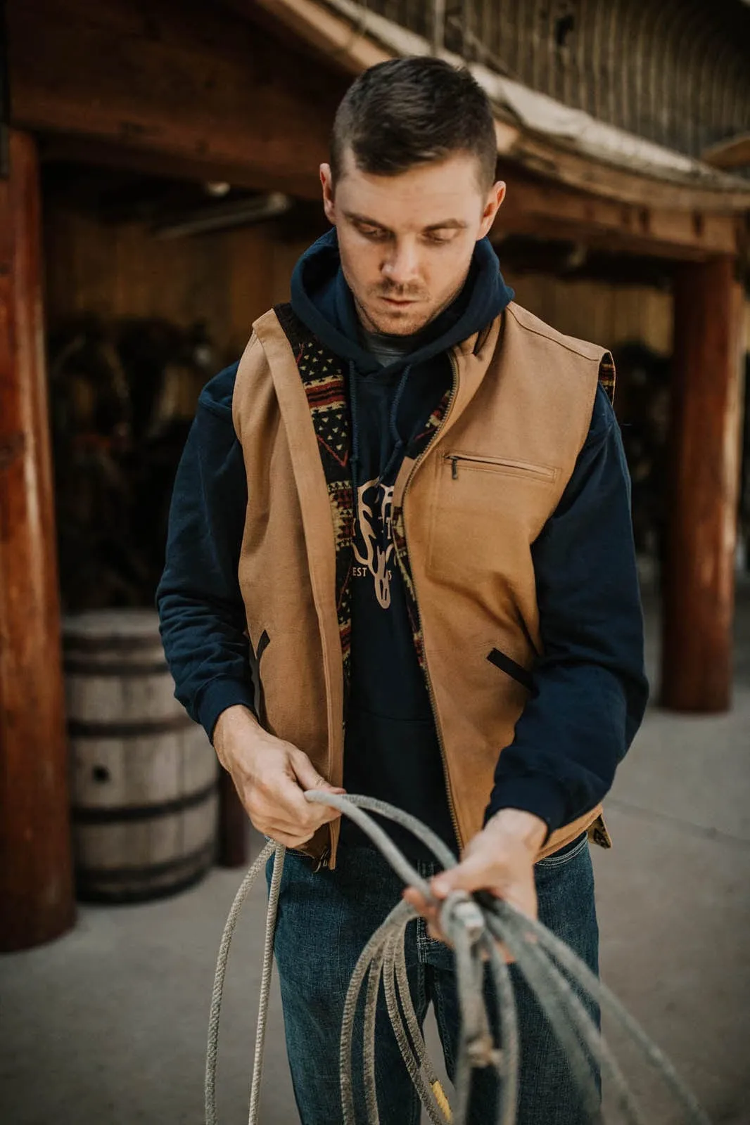 Men’s Sawbuck Canvas Vest