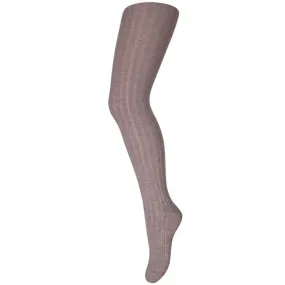 MP Cotton Rib Tights Light Brown