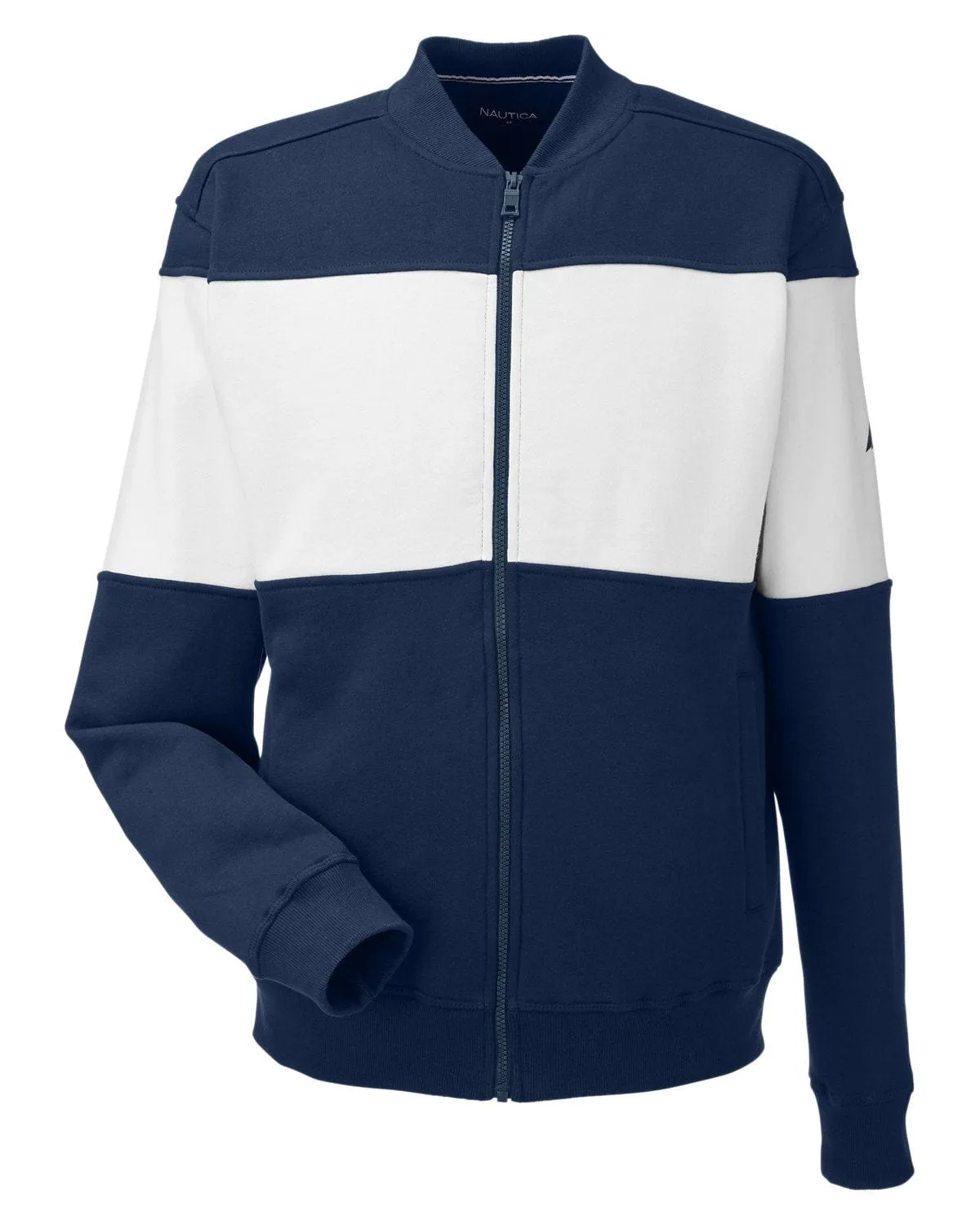 Nautica - Men's Anchor Bomber Full-Zip Fleece Jacket