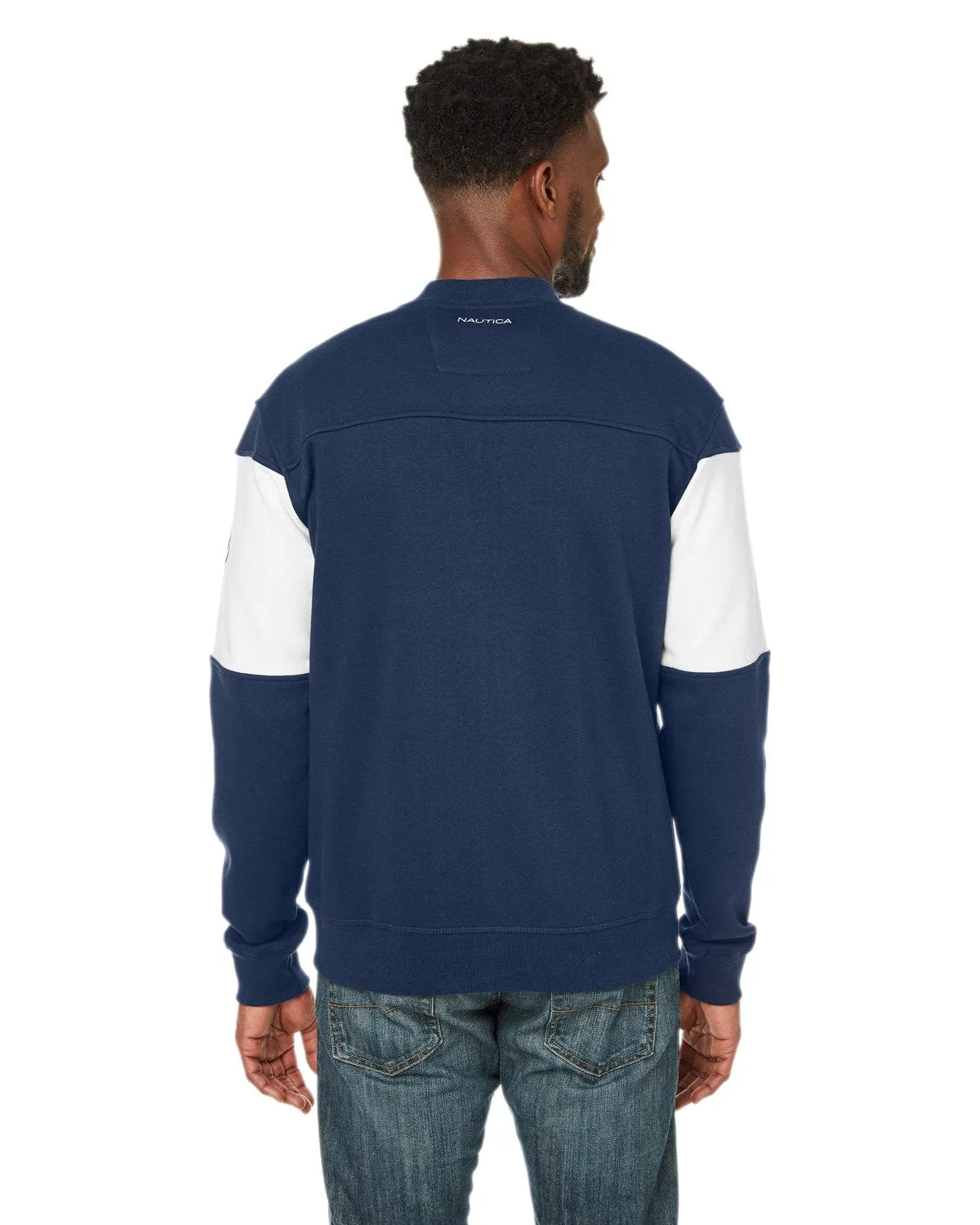 Nautica - Men's Anchor Bomber Full-Zip Fleece Jacket