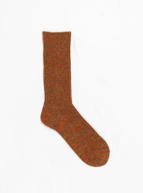 Nep Tweed Marl Socks Dark Gold