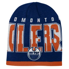 NHL Branded Youth Edmonton Oilers Legacy Beanie Knit