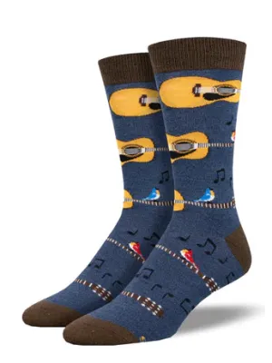 Nice Acoustics Men's Bamboo Crew Socks