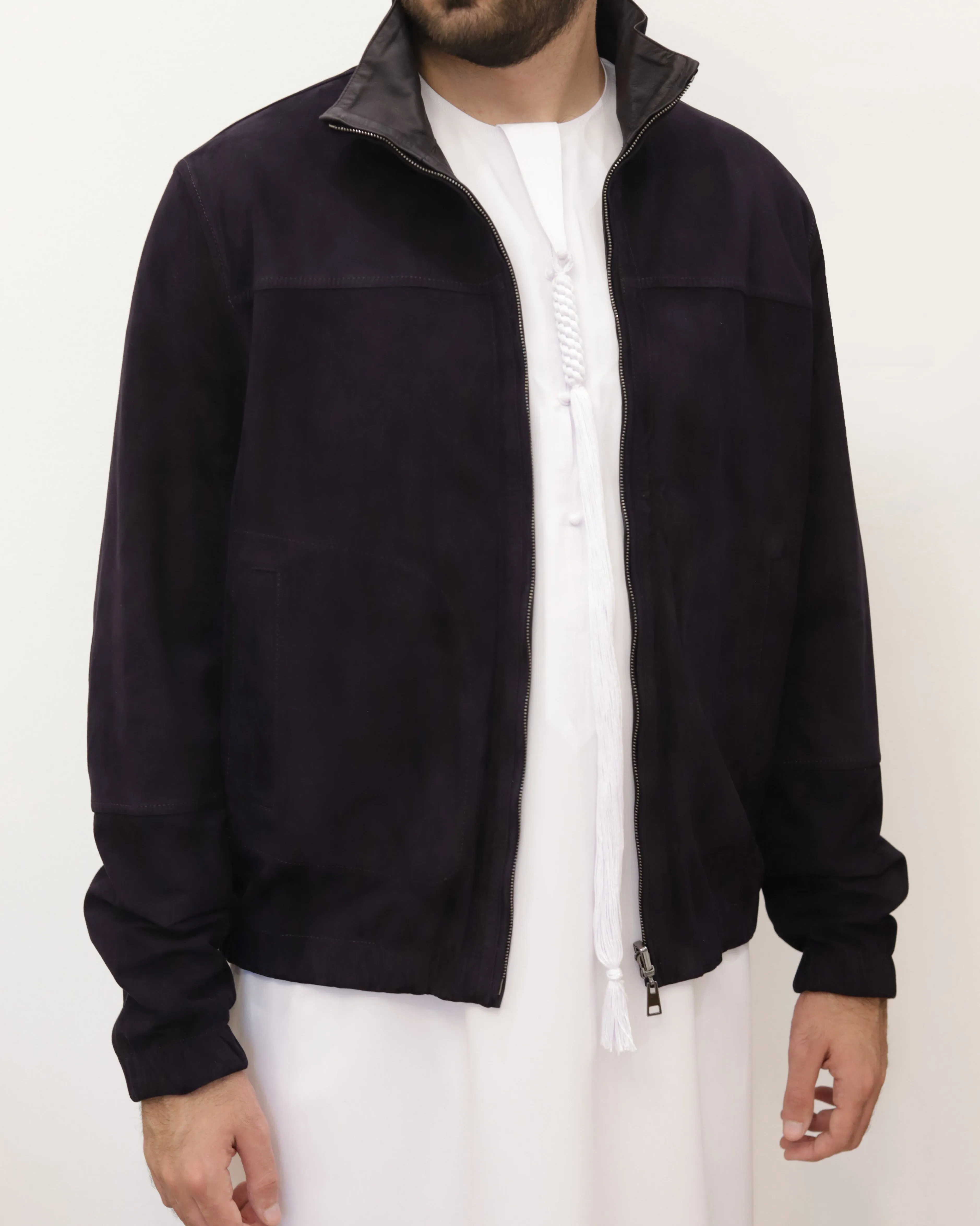 PBJ RL01 PRESTIGE Bomber Reversible Leather Jacket