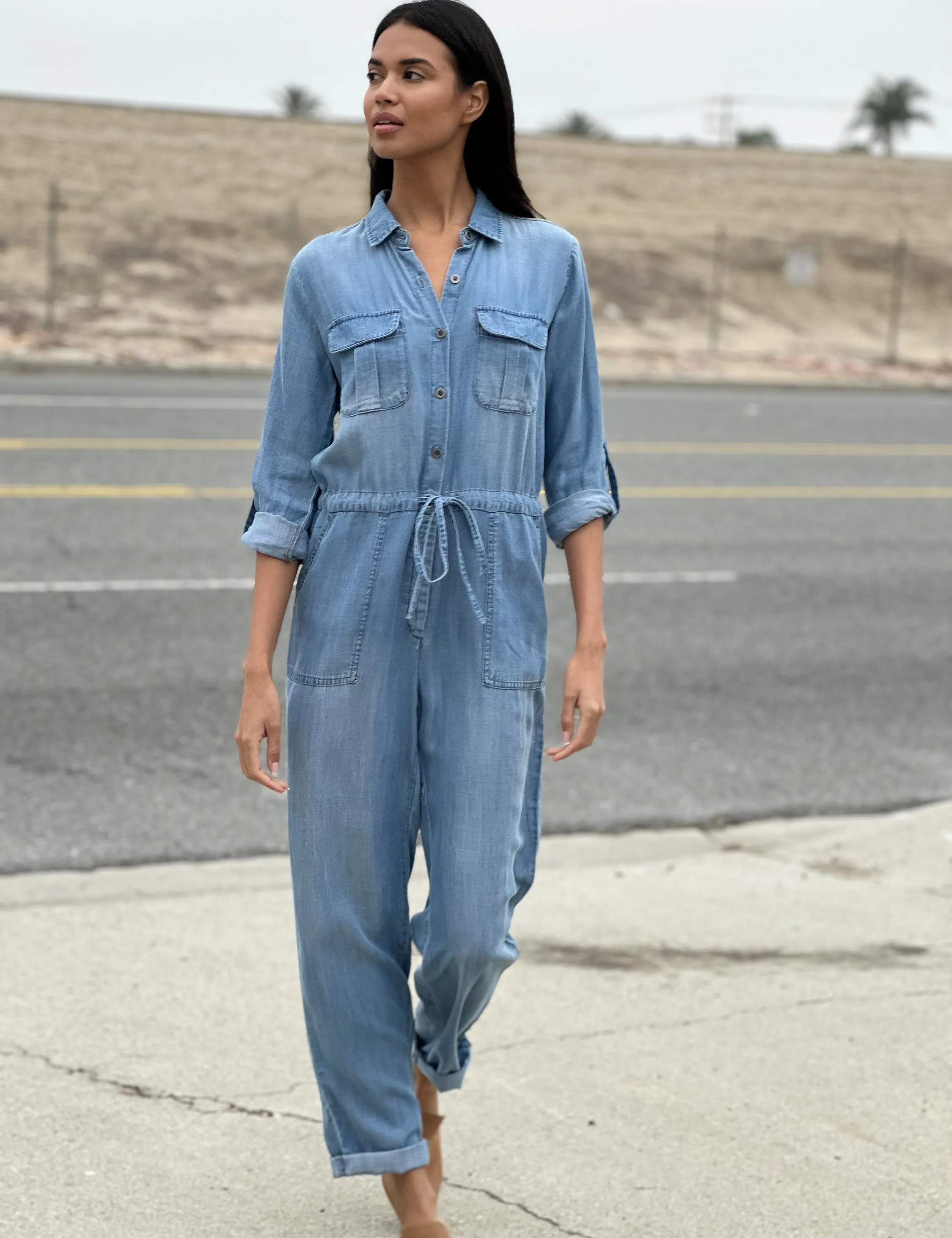 Perfect Soft Denim Jumpsuit