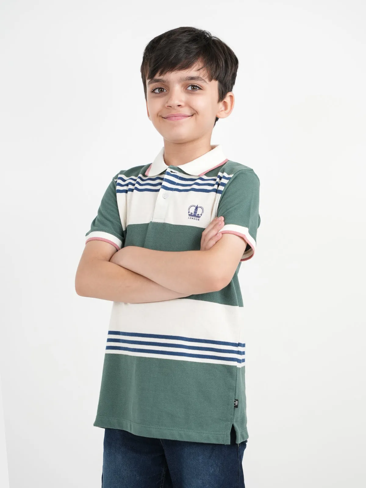 "AMADI" Kids Casual Summer Polo Tee Shirt