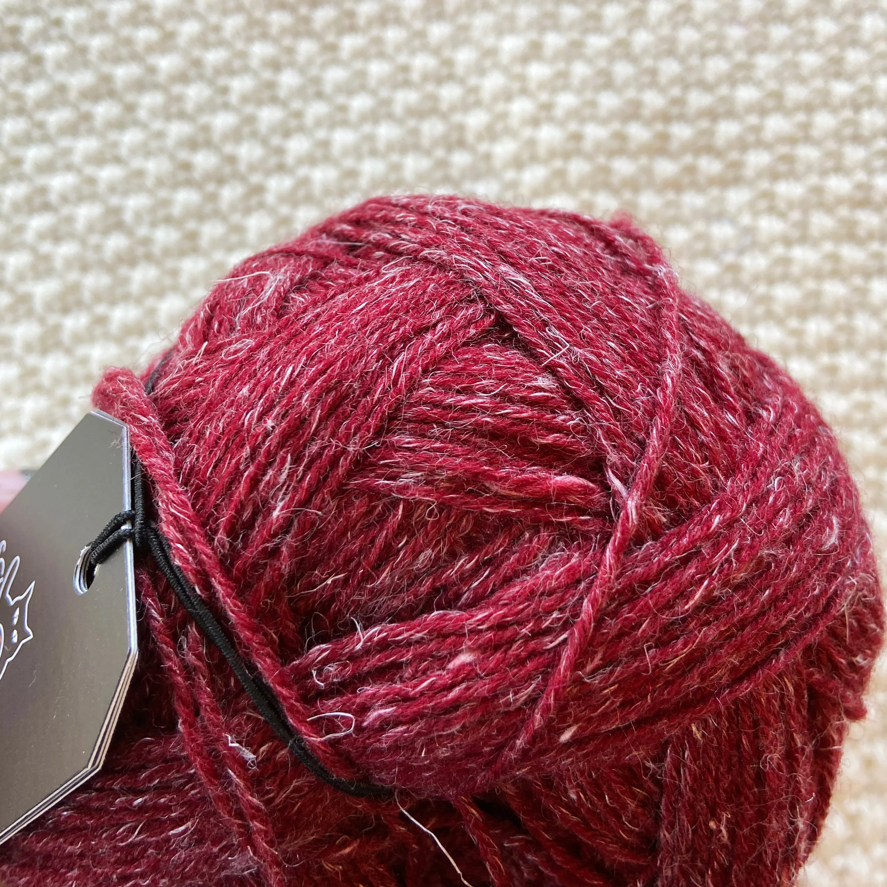 "Maroon" Alb Lino 100g