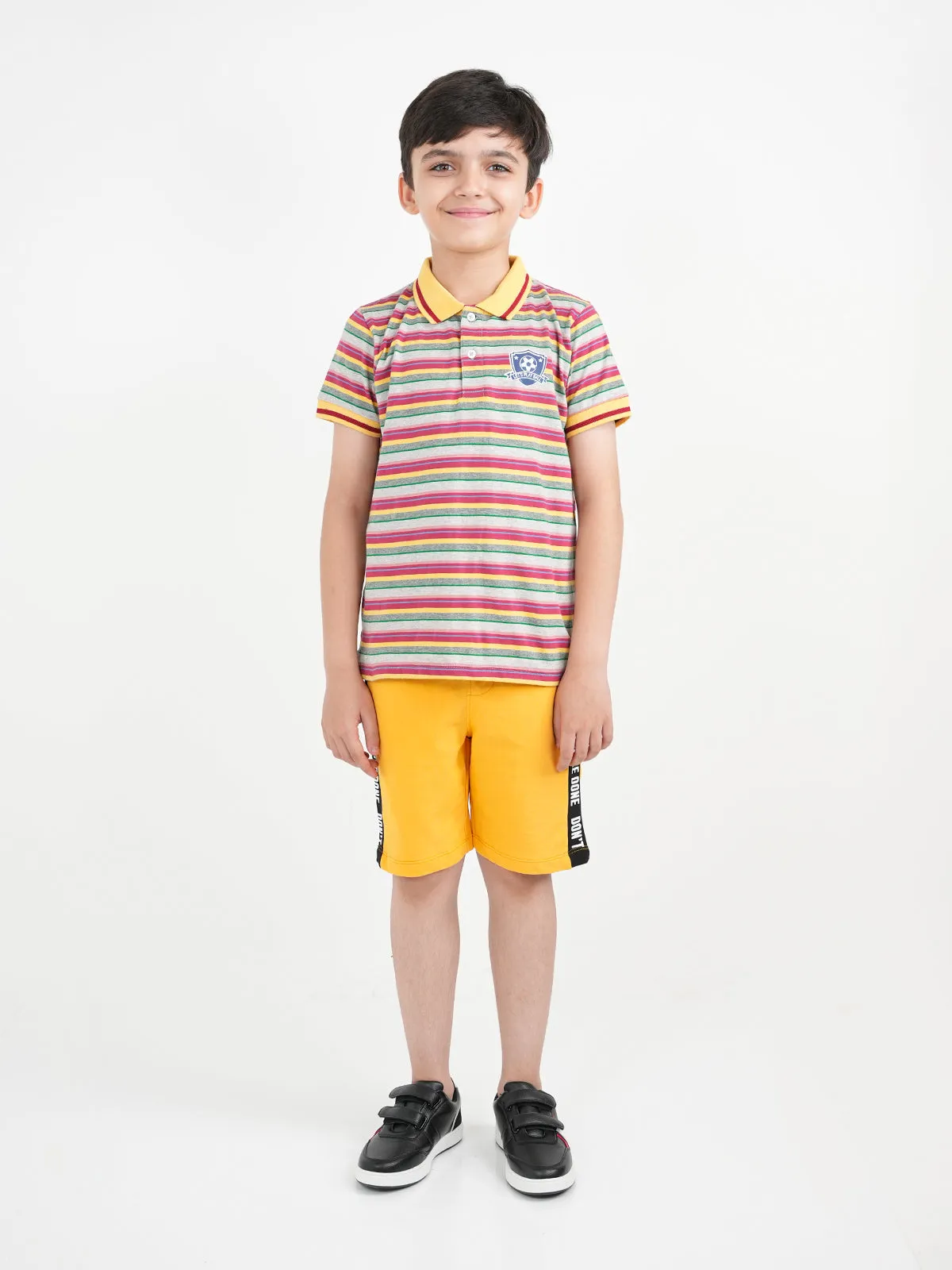 "MOSI" Kids Casual Summer Polo Tee Shirt