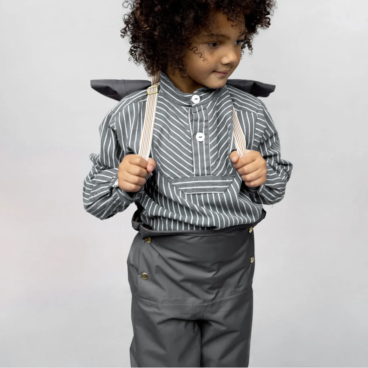 Rain Sailor Pants for Kids 100% recycled PET - Heron (2-10y)