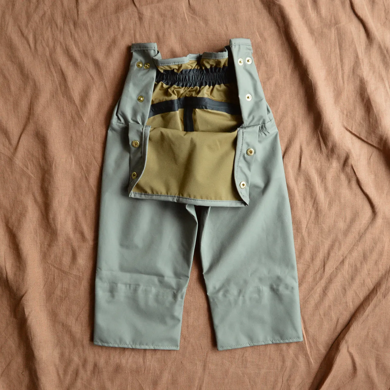 Rain Sailor Pants for Kids 100% recycled PET - Rosemary (2-10y)