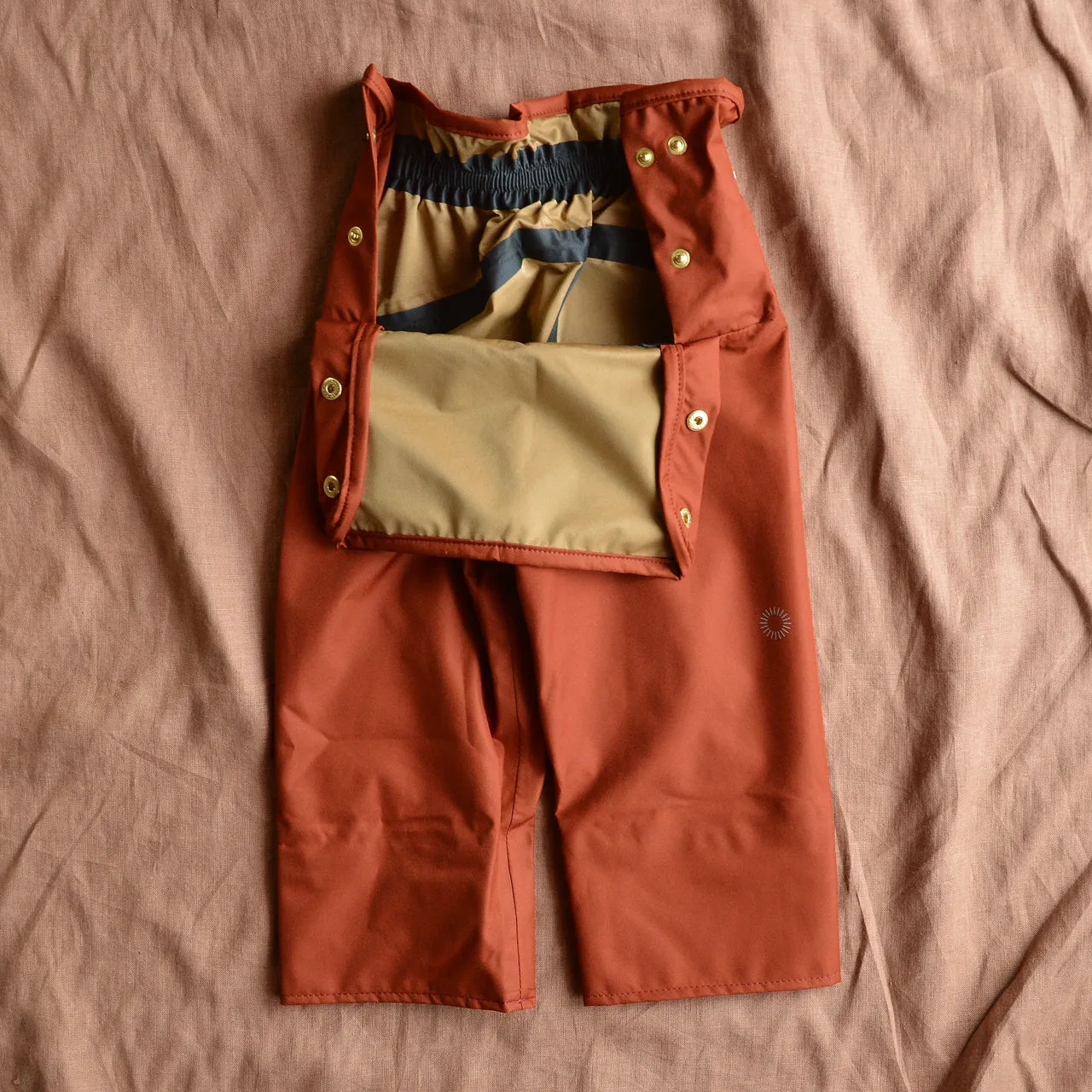 Rain Sailor Pants for Kids 100% recycled PET - Sumac (2-12y)