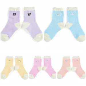 Sanrio Characters Cozy Socks (Kuromi, Cinnamoroll, My Melody, Hello Kitty, Pompompurin)