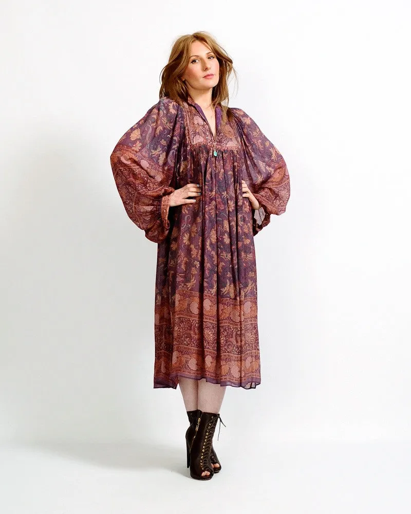 Silk 70s Judith Ann India Dress