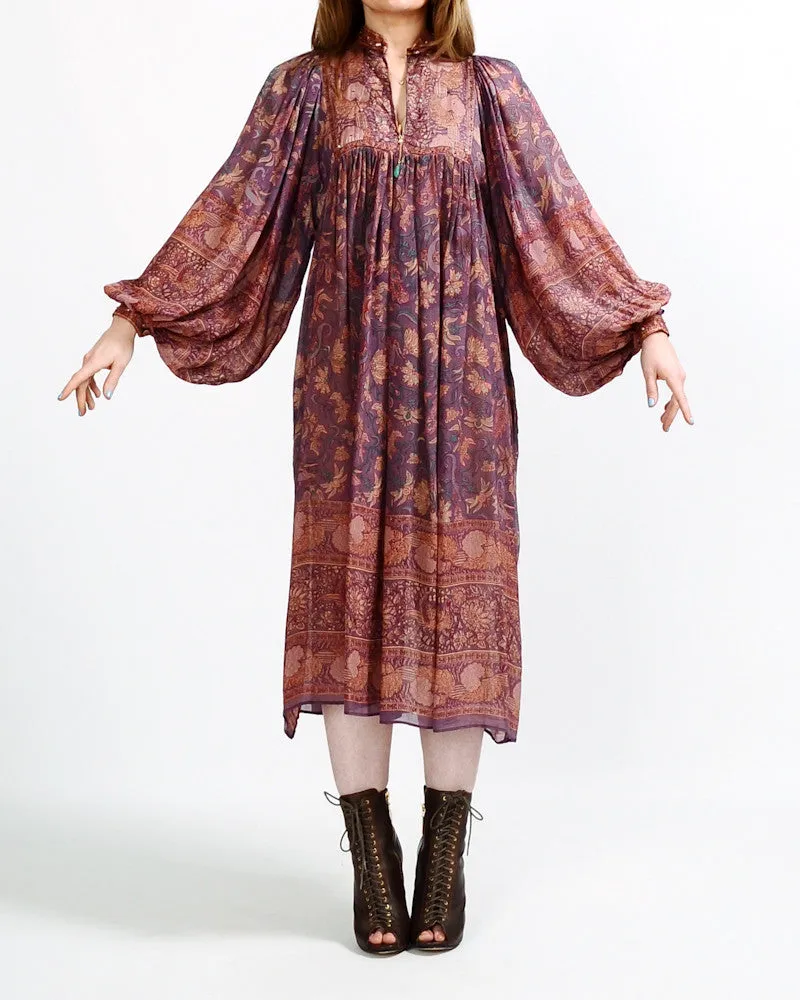 Silk 70s Judith Ann India Dress