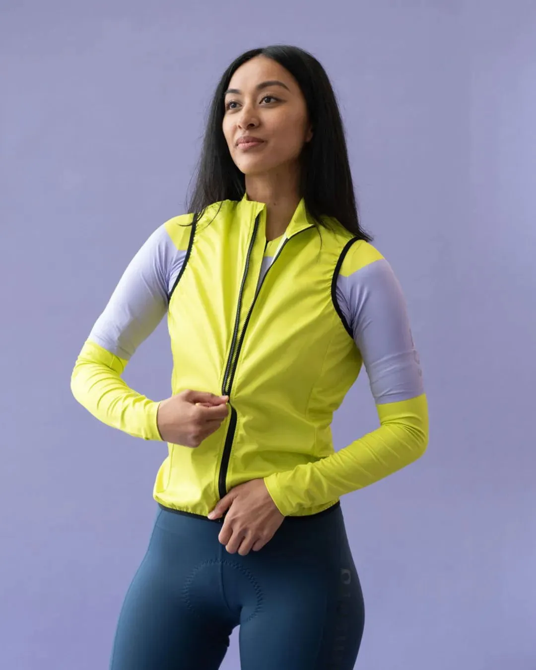 Stop The Wind Cycling Vest - Zinnia