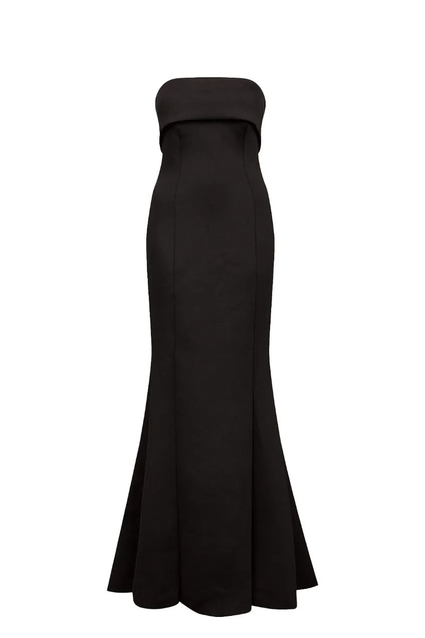 Strapless Lined Formal Maxi Dress